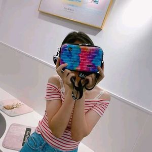 Colorful Tie-Dye Crossbody Bag