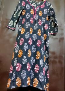 Multi Floral Print Kurti For Girl Or Woman 38 Bust