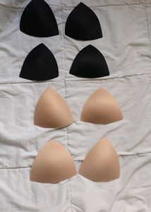 4 set of bra cups , 2 medium ,2 large