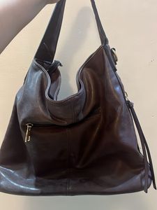 Chic y2k Brown Leather Shoulder Bag