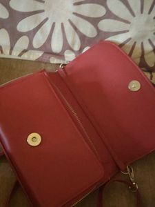 Chic Red Crossbody Bag