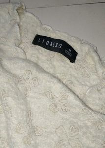 offwhite bodycon designer dress