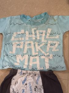 Cute Snoopy T-Shirt and Shorts Set