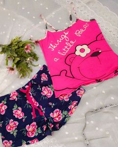 Cute  floral Pajama Set 👍👍