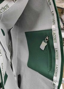 Lacoste Tote Bag with Pouch