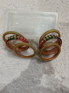 Beautifully Embellished Bangles
