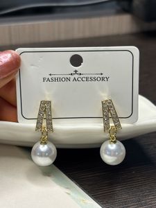 Elegant Pearl Drop Earrings