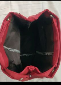 Bright Elegant Red🍒 HAND BAG