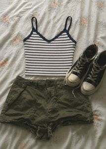 Striped Crop Top