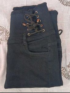 Black straight leg jeans 👖