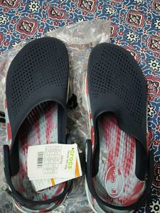 Crocs LiteRide Clogs - Blue/Red Tie-Dye