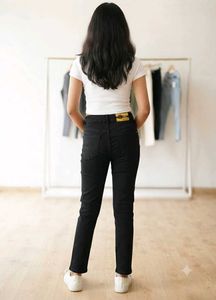Stylish Black Ripped Jeans