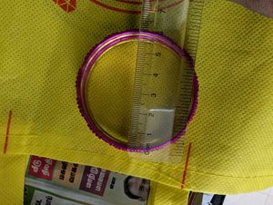 Beautiful Pink &amp; Gold Bangles Set