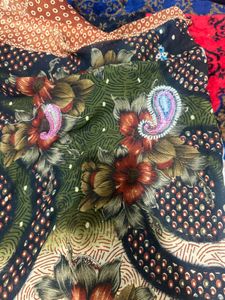 Elegant Floral Print Saree