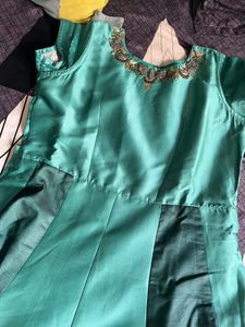 Stunning Teal Ethnic Gown
