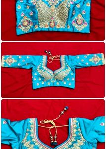 Embroidered Blouse with latkan 💫