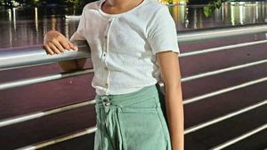 Green Wide Leg Pants