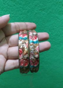 Bohemian Floral Bangles (3 Combo)