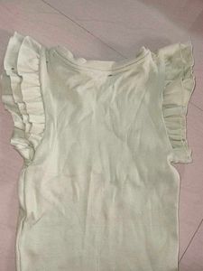 Cute Ruffle Sleeve Top