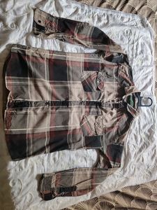 Double Pocket Checks Semi Formal Shirt
