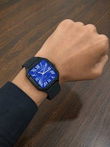 Stylish Blue Dial Watch