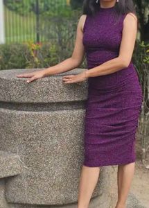 Tokyo Talkies Sparkling Ruched Bodycon Dress