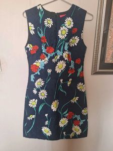 Floral Print Sleeveless Dress