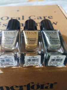 HYUE Chrome Glazed Nail Polish💅Set of 3