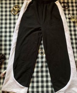 Stylish Black & White Sweatpants