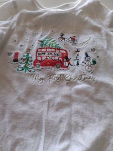 Baby's First Christmas Sleepsuit