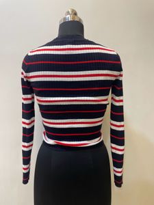 Fitted Striped Top