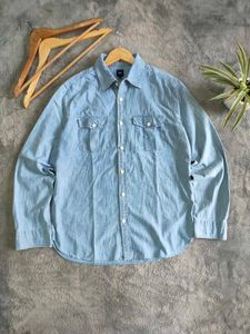 GAP Light Wash Denim Shirt