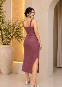 Chic Knitted Midi Dress