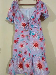 Floral Print Mini Dress