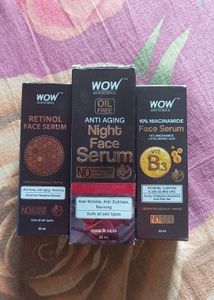 3 FACE SERUMS