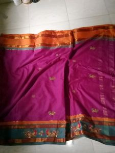 Cotton Fabric Kata Padri Saree