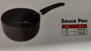 NEW BRANDED HARD ANODIZED SAUCE PAN WITH FREE SCRU