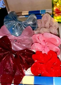 HAIR CLIP & SCRUNCHIES PACK OF 6