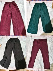 Pleated Palazzo Pants Set
