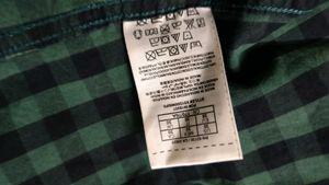 Guess Green Plaid Shirt