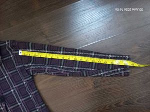 Plaid Button-Up woolen Jacket