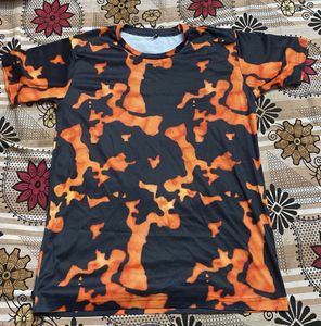 Patterned Short Sleeve T-Shirt