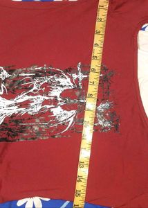 Savana Grunge Y2k Graphic Print Layered Top