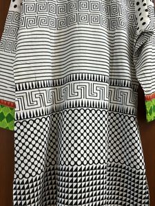 Cotton Women Kurta - Geometric