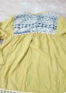 Boho Tunic Top with Tassels