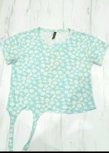 Cute Daisy Print T-Shirt