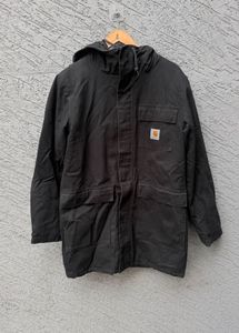 Carhartt Men's Black Hooded Parka Jacket