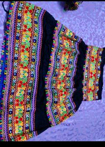 Vibrant Embroidered Lehenga Choli for Kids