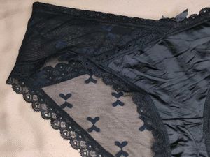 Elegant Black Lace Briefs