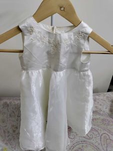 Elegant White Baby Girl Dress